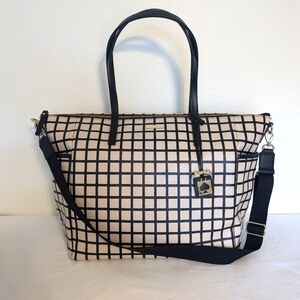 Kate Spade Tote Checkered Crossbody Strap